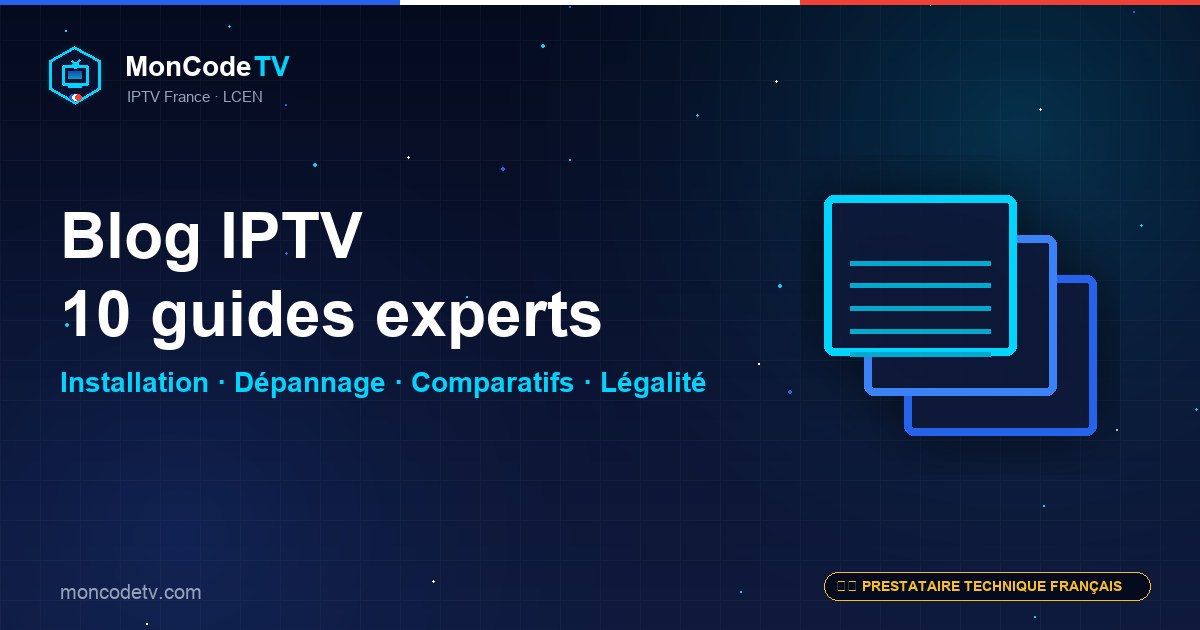 Blog IPTV France MonCodeTV — 10 guides experts installation, dépannage et comparatifs 2026